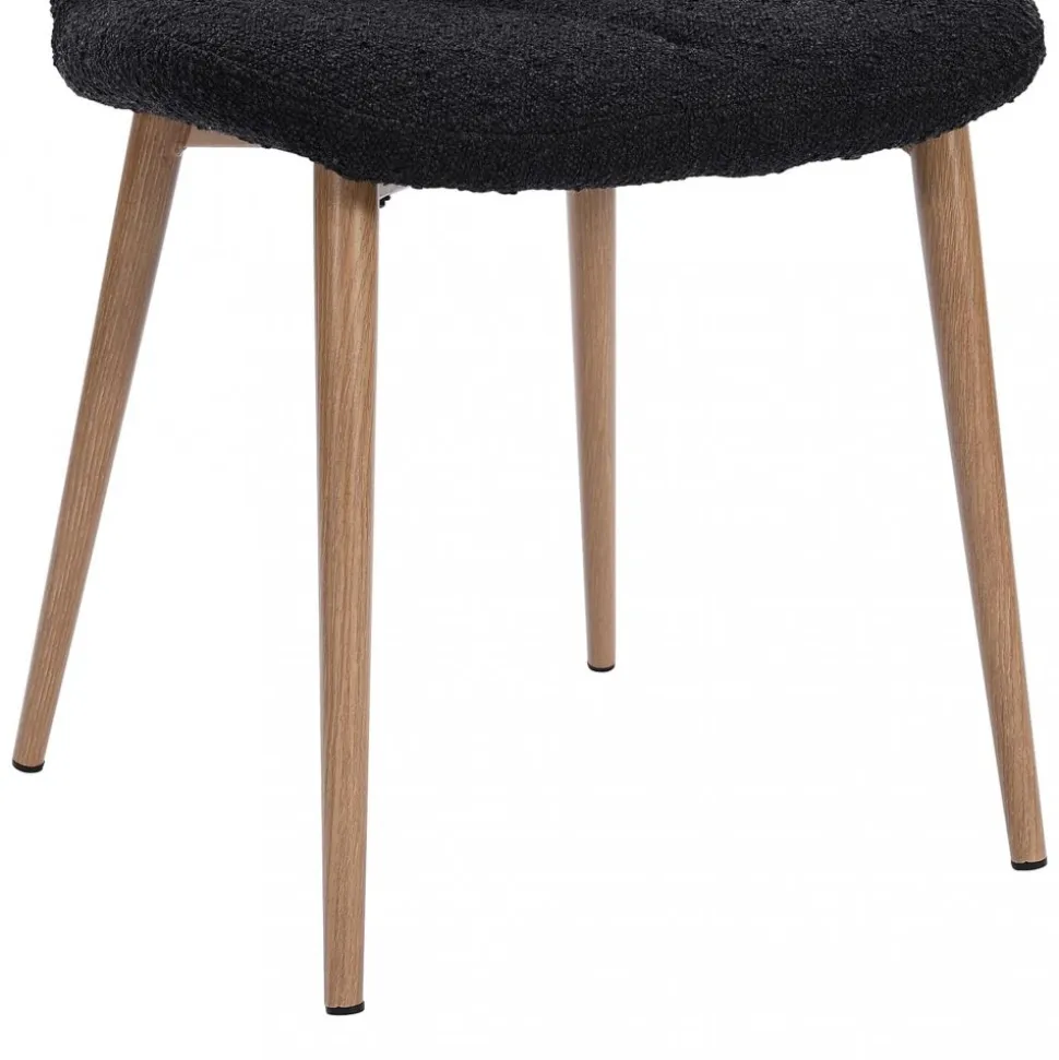 Matstol | 2-pack | Svart | Björkfors