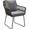Mikado fåtölj | Elegant & vädertålig utefåtölj med dynor | 61,7×91×65,8 cm