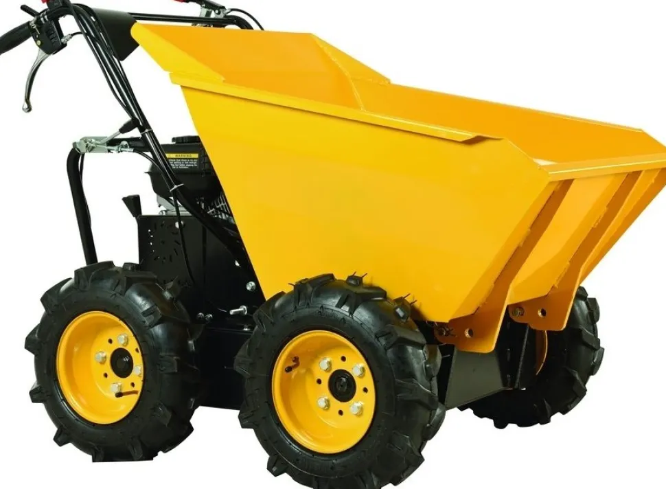Minidumper 300 kg med hjul | Självgående dumper med 6,5 hk motor & 4WD