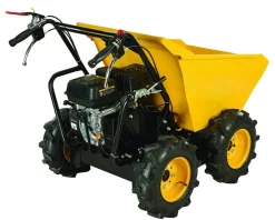 Minidumper 300 kg med hjul | Självgående dumper med 6,5 hk motor & 4WD