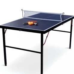 Mini pingisbord | 137x76 cm | Inkl nät, 2 racketar & bollar | Hopfällbart