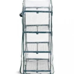 Miniväxthus 0,3m² | Stålram med plastöverdrag