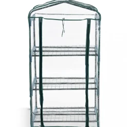 Miniväxthus 0,3m² | Stålram med plastöverdrag