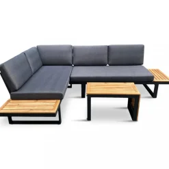 Mångsidig modulsoffa / loungegrupp i Akacia | Bullandö