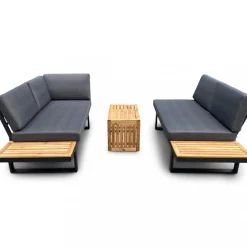 Mångsidig modulsoffa / loungegrupp i Akacia | Bullandö