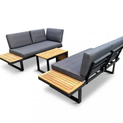 Mångsidig modulsoffa / loungegrupp i Akacia | Bullandö