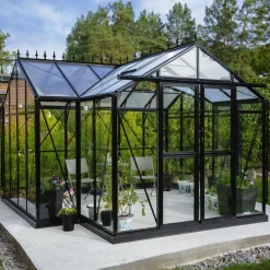 Nockdekoration till T-format växthus 12,8 m²