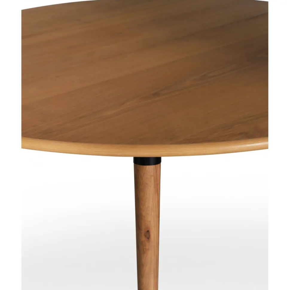 Omni Matbord Ø180 cm Oljad Ek | Stort runt matbord i skandinavisk design
