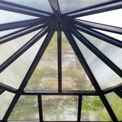 Orangeri/Lusthus 10m² | Sexkantigt växthus | Säkerhetsglas
