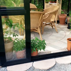 Orangeri/Lusthus 10m² | Sexkantigt växthus | Säkerhetsglas