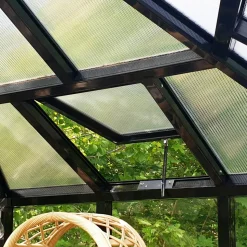 Orangeri/Lusthus 10m² | Sexkantigt växthus | Säkerhetsglas