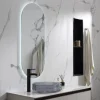 Oval LED-spegel 110x45cm | Antifog-funktion | Olivia