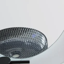 Oval LED-spegel 110x45cm | Antifog-funktion | Olivia