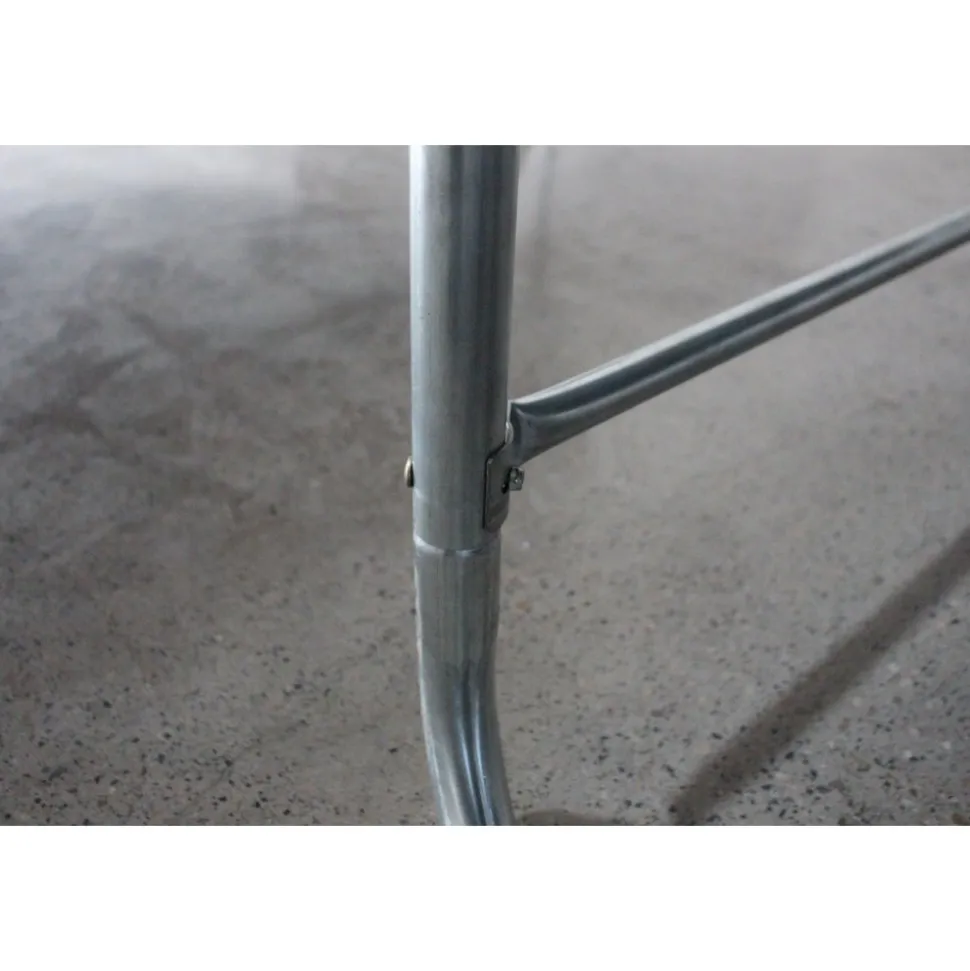 Oval Studsmatta | 2,44 x 3,96 m | Svart