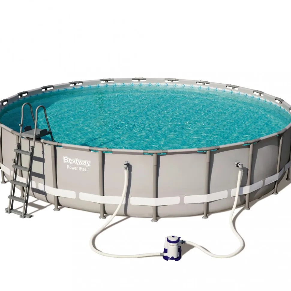 Ovanmarkpool 6,7 m diameter - Bestway Power Steel (56705)
