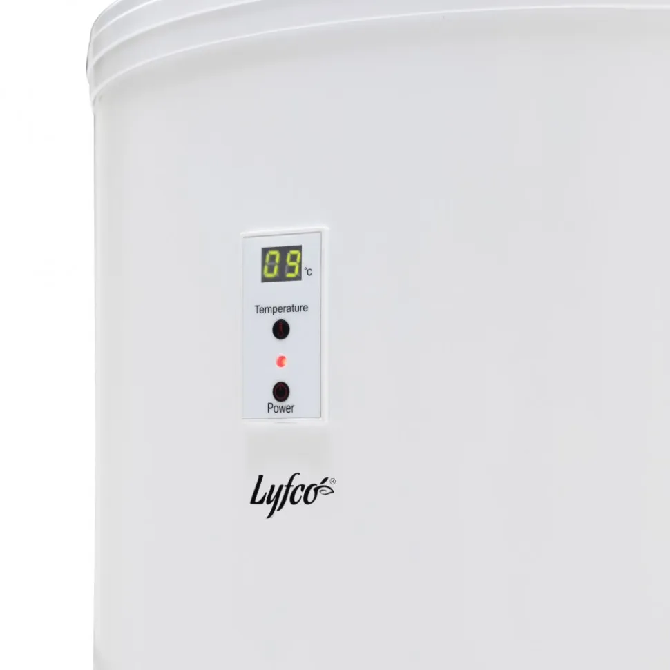 Party cooler 30L | Tystgående | Plats för 40 burkar | Vit