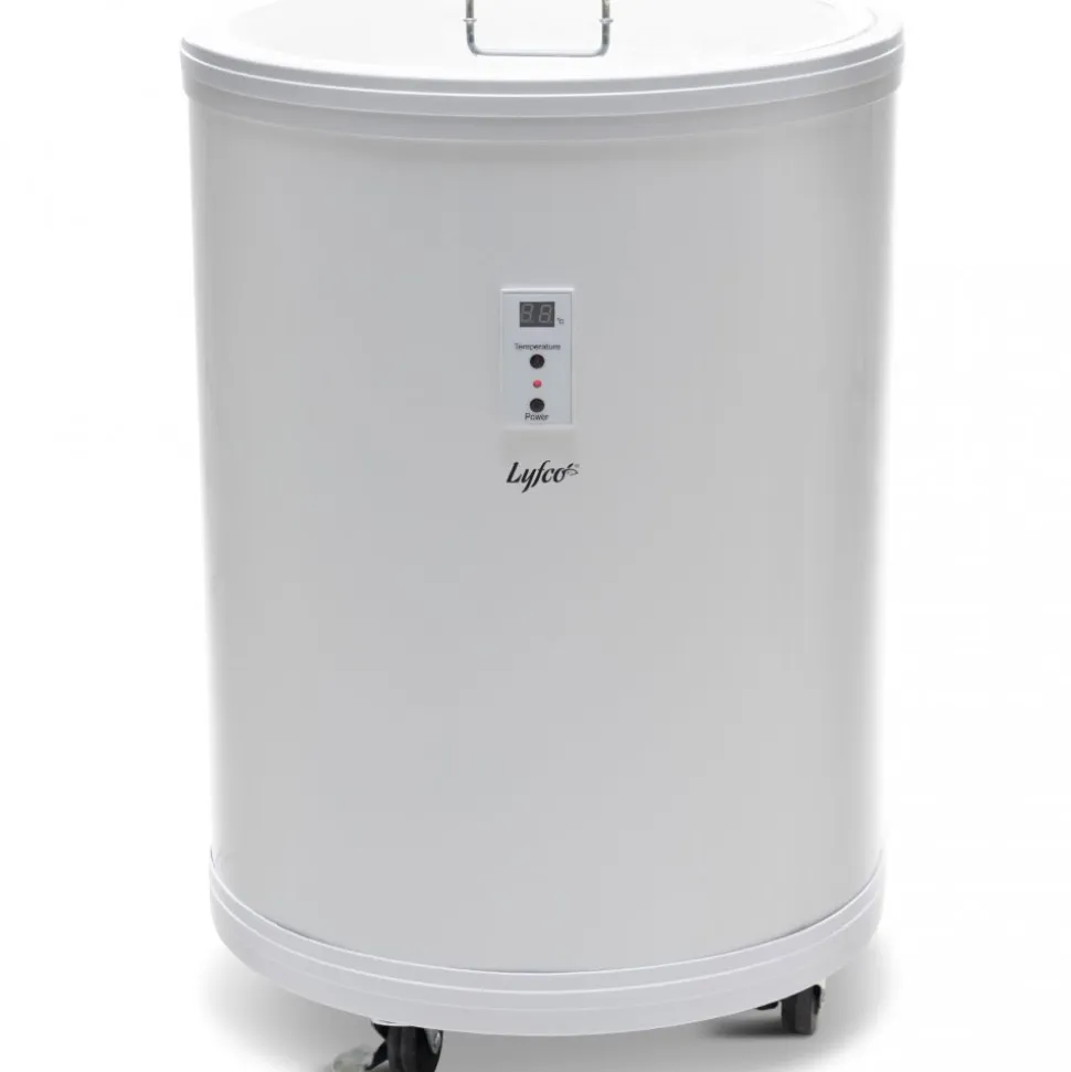 Party cooler 30L | Tystgående | Plats för 40 burkar | Vit