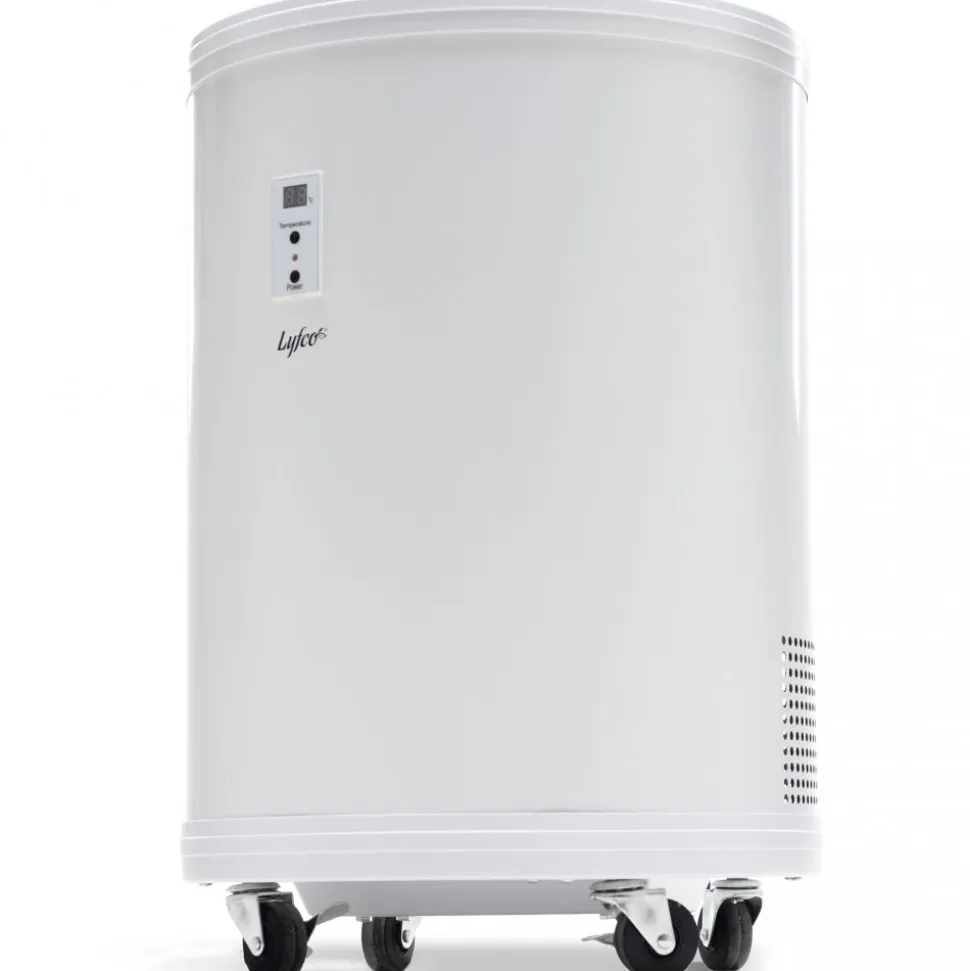 Party cooler 30L | Tystgående | Plats för 40 burkar | Vit