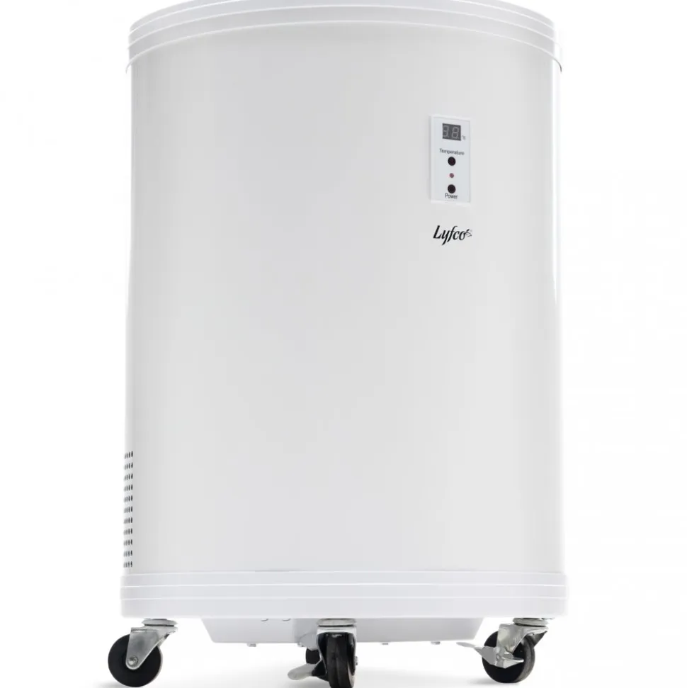 Party cooler 30L | Tystgående | Plats för 40 burkar | Vit