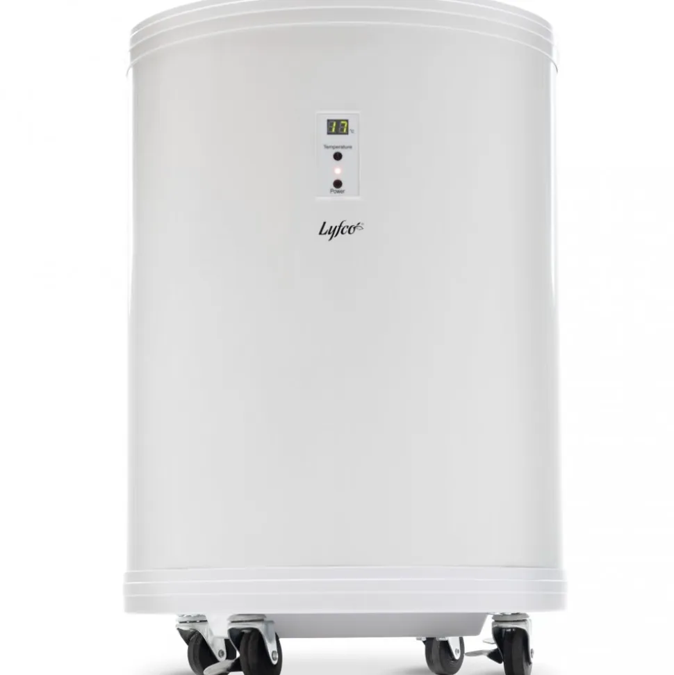 Party cooler 30L | Tystgående | Plats för 40 burkar | Vit