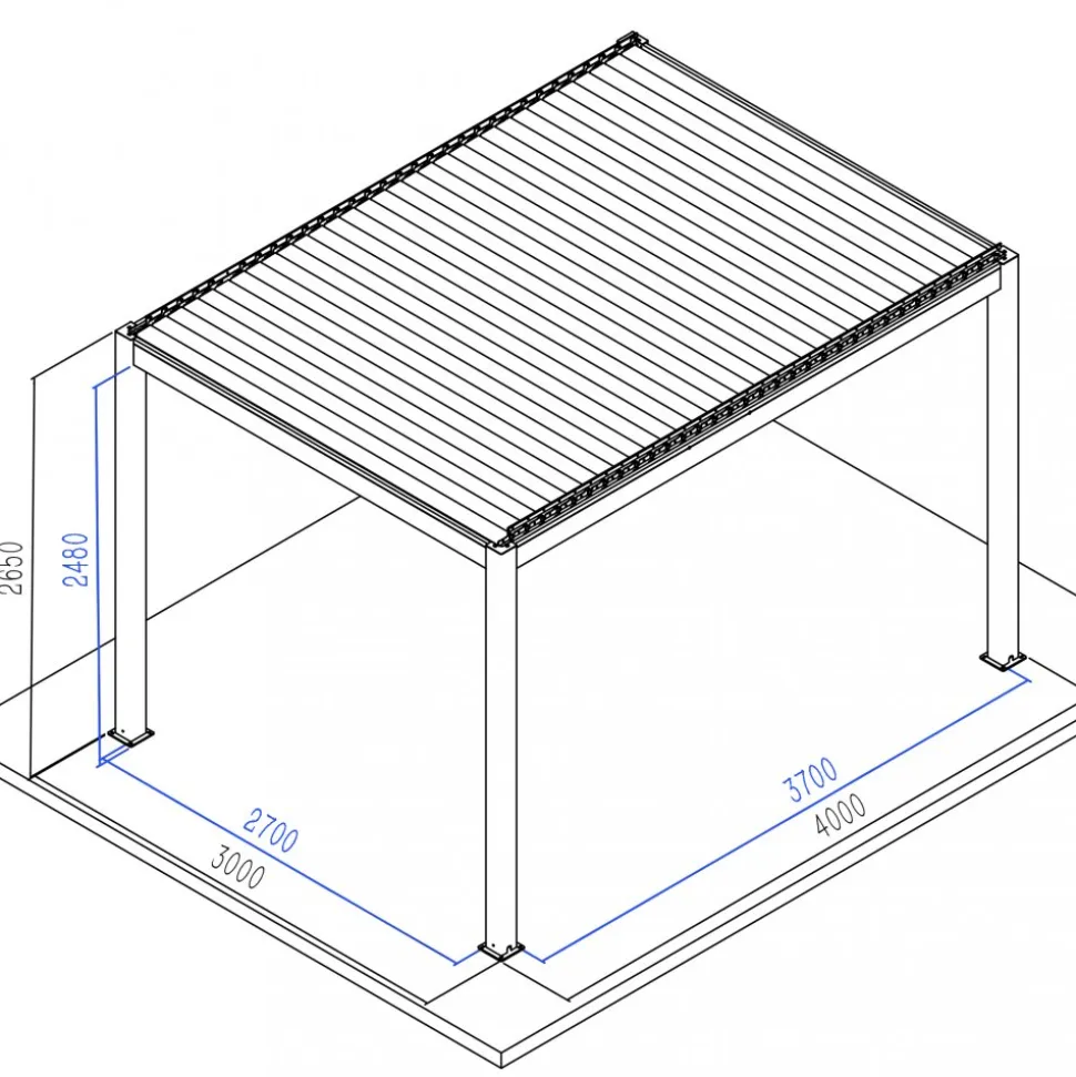 Pergola Premium | Motordrivet lamelltak
