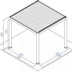 Pergola Premium | Motordrivet lamelltak