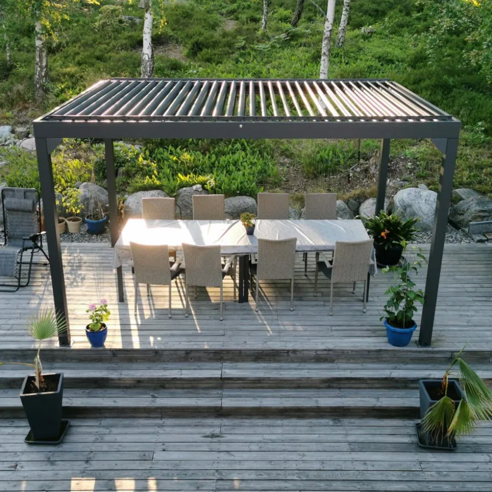 Pergola Premium | Öppningsbara lameller