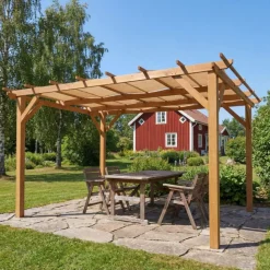 Pergola trä | 4x3m | Furu