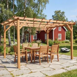 Pergola trä | 4x3m | Furu