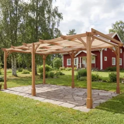 Pergola trä | 6x3 m | Furu