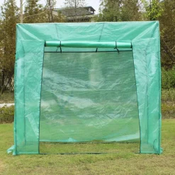 Plastväxthus 1,54m² | Stålram med PE-plastöverdrag