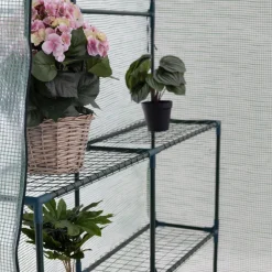 Plastväxthus 2m² | Stålram med PE-plastöverdrag