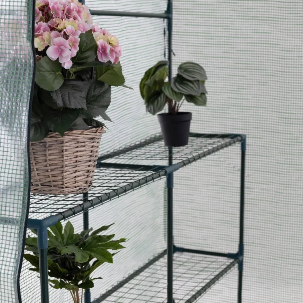 Plastväxthus 2m² | Stålram med PE-plastöverdrag