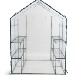 Plastväxthus 2m² | Stålram med PVC-överdrag