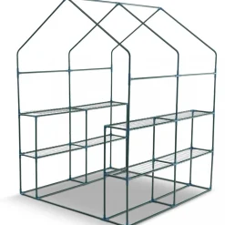 Plastväxthus 2m² | Stålram med PVC-överdrag