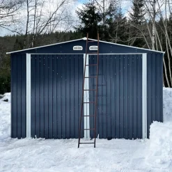 Plåtgarage 23m² | Dubbel dörr | Komplett byggsats | Premium