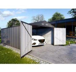 Plåtgarage 17,3 m² | Dubbel dörr | Robust design
