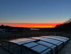 Pooltak 4x8m | Utan skenor | UV-skydd