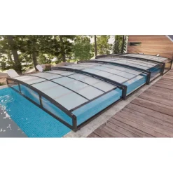 Pooltak 4x8m | Utan skenor | UV-skydd