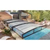 Pooltak 4x8m | Utan skenor | UV-skydd | Flexibel dörr