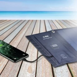 Portabel solpanel 21W | Vikbar | Ladda 2 enheter samtidigt