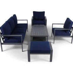 Premium loungegrupp i underhållsfritt aluminium | Hamnviken