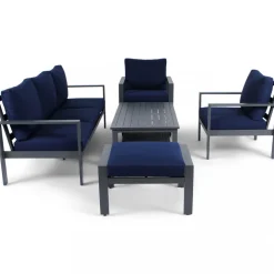 Premium loungegrupp i underhållsfritt aluminium | Hamnviken