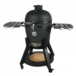 21" Pro Kamado | Premium keramisk grill med top/bottom vent | Air Hinge och HDPE-sidobord