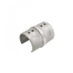 Rak koppling till toppräcke för glasräcke - Julius