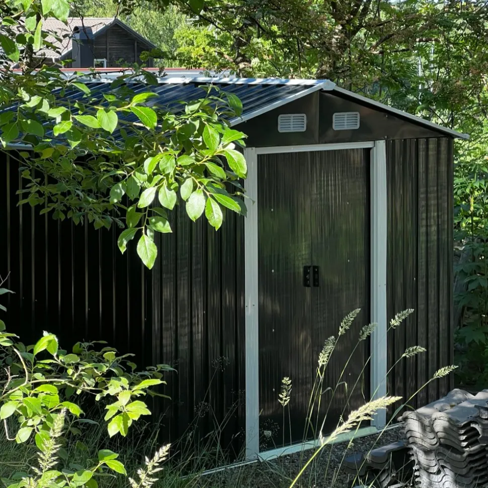 Redskapsbod 5,3m² | Dubbel skjutdörr | Bas ingår