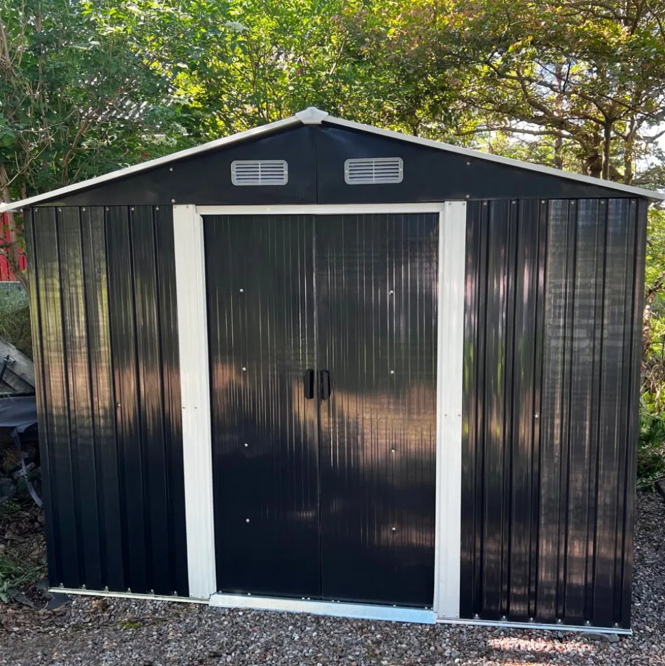 Redskapsbod 5,3m² | Dubbel skjutdörr | Bas ingår