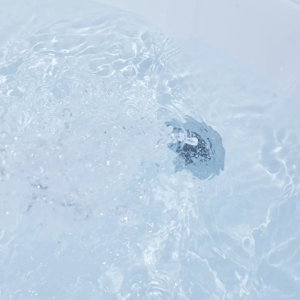 Rektangulär duschkabin med jacuzzi-badkar