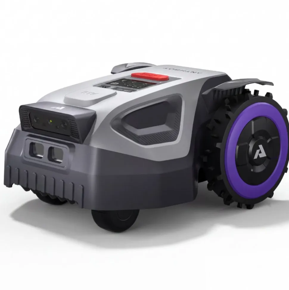 Robotgräsklippare utan begränsningskabel 500 m² | Centimeterprecision med RTK + AI Vision | ANTHBOT M5
