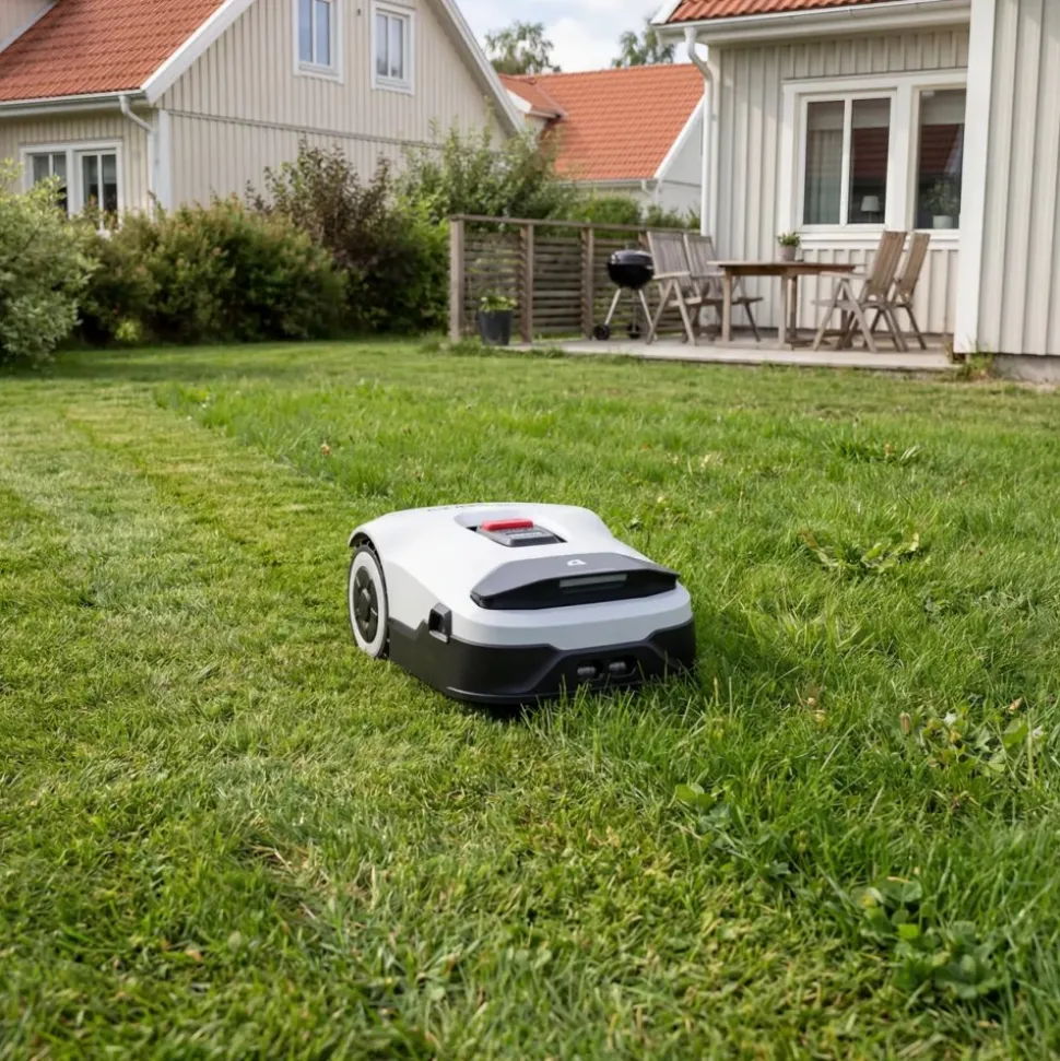 Robotgräsklippare utan slinga 2000m² | RTK + 3D Vision med 4 AI-kameror | ANTHBOT Genie 1000